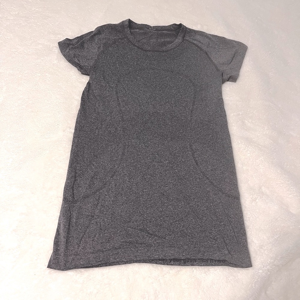 lululemon swiftly tech tee short sleeve dark grey